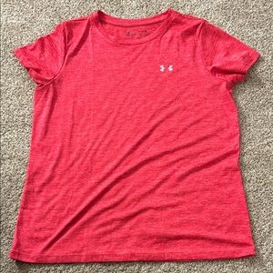 Under Armour Dryfit Women's Red T-Shirt